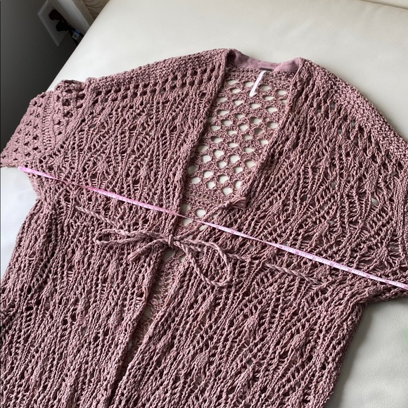 Free People Sweet Talker Crochet Cardigan GUC - Picture 7 of 16